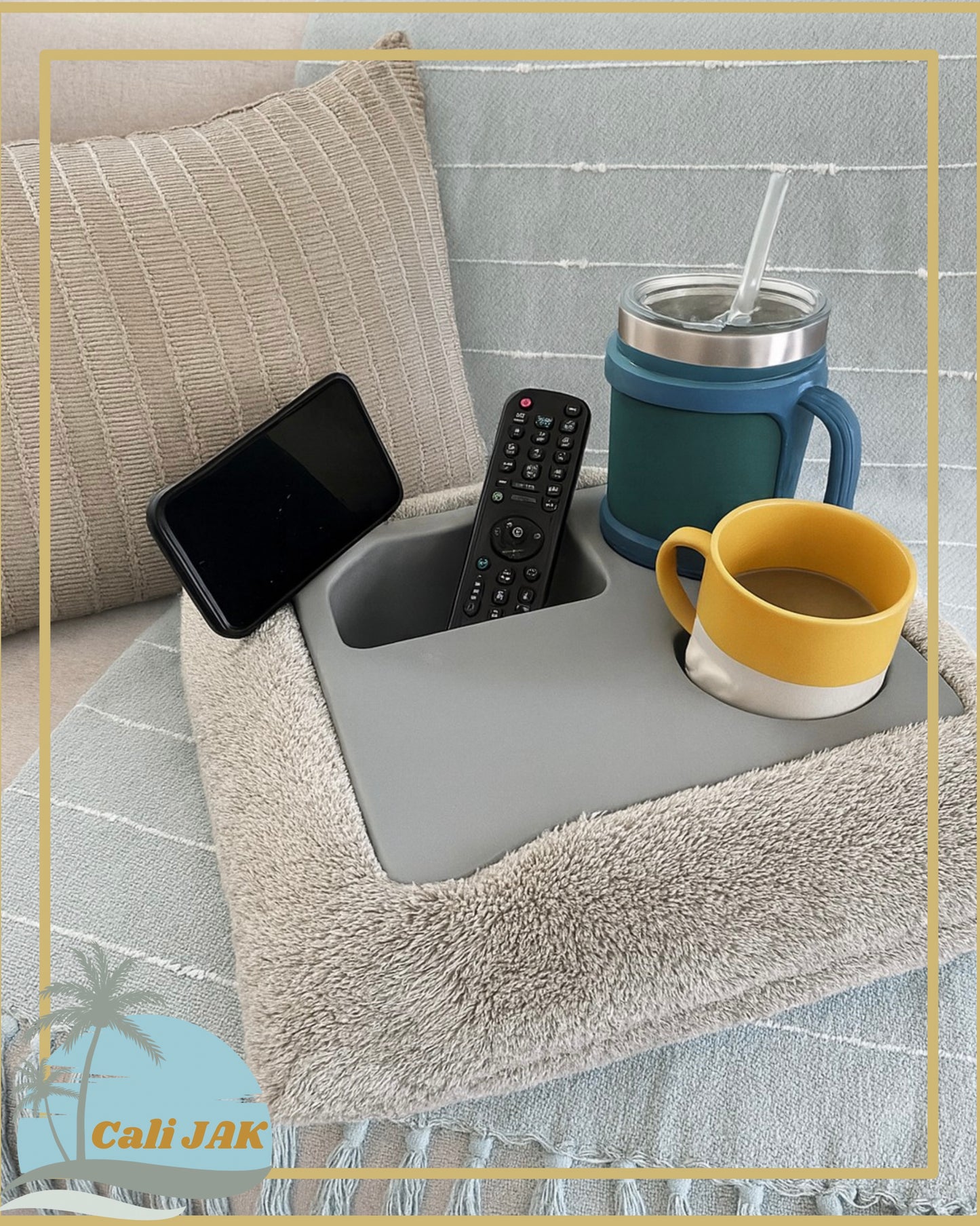 Couch Pillow Cup Holder